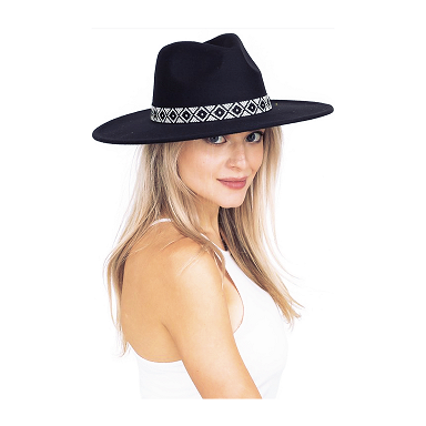 Black white hat