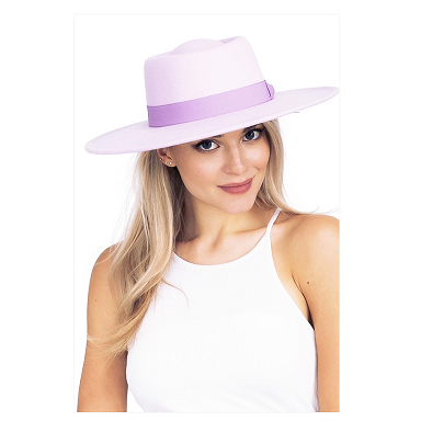 lavendar hat